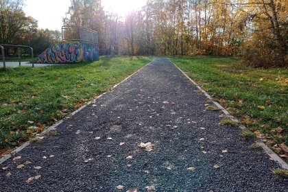 Wanderweg aus KoMex Anthrazit 