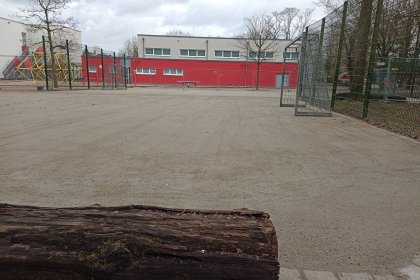 Fußballplatz aus DurEko-Mix® BIO