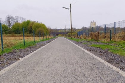 dureko La piste cyclable en revêtement perméable