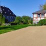 Komex Bio château de Neuenhof naturel Ludenscheid sentier de randonnée terrain de pétanque Revêtements stabilisés écologiques