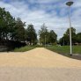 komex geel halfverharding school wandelpaden